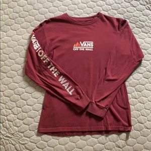 Red vans long sleeve